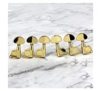 6 pezzi accordatori per meccaniche per chitarra corde 3L3R chiavi di accordatura pioli per chitarra elettrica acustica Testa Dell'accordatore Per Chitarra (Color : Gold)