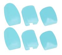 6 Pezzi Alzatine Laterali per Sassofono in Silicone Blu | Rialzo per Chiave Laterale, Installazione Stabile, Facile da Riporre, Accessorio per Lato Destro