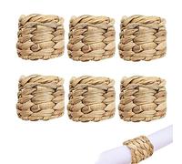 6 Pezzi Anelli per Tovaglioli, Anelli Portatovaglioli Rotondi, Anelli per Tovaglioli da Tavolo da Pranzo, Anelli per Tovaglioli per Decorazioni per Casa, per Decorazione Tavola, Matrimonio, Festa