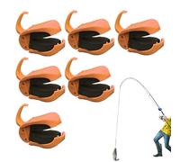 6 pezzi antiscivolo riutilizzabili multifunzionali da pesca - fascette per canna da pesca | per mare, fiume, lago, ruscello, jigging, trolling, casting, feste e