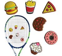 6 Pezzi antivibrazione tennis anti vibrazione racchetta tennis in Silicone Antivibranti per Racchette da Tennis accessori tennis Hamburger Patatine Forma per Racchette da Tennis da Squash.