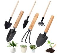 6 Pezzi Attrezzi Giardinaggio, Mini Attrezzi da Giardino, Kit Giardinaggio Attrezzi, per Utensili da Giardino come piante Trapianto e Sciogliere