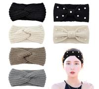 6 Pezzi Banca A Maglia, Fascia Da Donna, Fascia Semplice Alla Moda, Fascia Calda, Fascia Elastica.