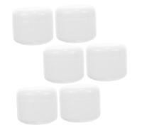 6 Pezzi Barattolo Cosmetico Ricaricabile Bianco 50ml | Formato da Viaggio 1, 7 Oz, Design Compatto e Pulito, Dosaggio Semplice e Conservazione Versatile