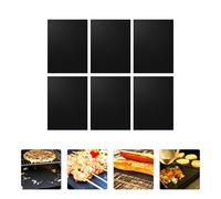 6 pezzi barbecue forno stuoia griglia antiaderente cuscino griglia foglio