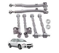 6 pezzi barre di controllo dei bracci di collegamento laterali posteriori compatibili for Subaru Impreza Forester Legacy GC GD GG
