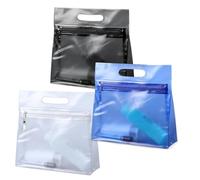 6 Pezzi Beauty Case Trasparente PVC Trousse Da Viaggio,Con Cerniere Buste Per Aereo Prova Di Perdite,Borse Da Toilette Impermeabile Per Donna Uomo,Borsa Da Viaggio Portatile