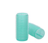 6 pezzi Bigodini for capelli senza calore Self-Grip Bigodini senza calore Capelli Bang Volume Gancio e amp loop autoadesivo Strumento for lo styling fai da te Colore casuale Bigodini(Green,2.5cm)