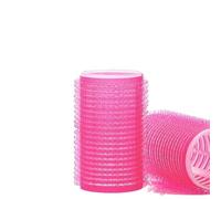 6 pezzi Bigodini for capelli senza calore Self-Grip Bigodini senza calore Capelli Bang Volume Gancio e amp loop autoadesivo Strumento for lo styling fai da te Colore casuale Bigodini(Rose Pink,4.4cm)