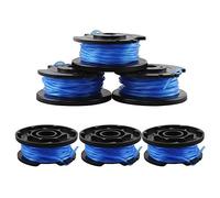 6 Pezzi Bobina del Filo di Ricambio Bobina Del Tagliabordi Del Tagliabordi Bobina 1.65 mm di Diametro del Filo Bobina del Tagliaerba Per Ryobi One + AC14RL3A, Ryobi 18V, 24V e 40V