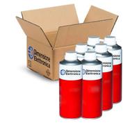 6 PEZZI bombolette aria compressa spray 400 ml LINK pressurizzata con cannuccia per pulizia pc, dispositivi elettronici e su ogni parte difficile da raggiungere by Dimensione Elettronica