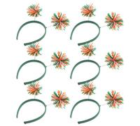 6 pezzi bomboniere: cerchietto per capelli con pompon = fascia decorativa per