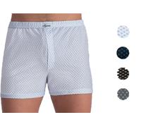 6 Pezzi Boxer Uomo in Cotone apertura bottone Comfort No-Stress Essendo C4251