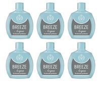 6 pezzi BREEZE ACQUA Deodorante Profumato squeeze senza Gas deo 100ml NUOVO