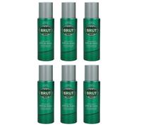 6 pezzi BRUT ORIGINAL Deodorante Spray deo corpo 200ml
