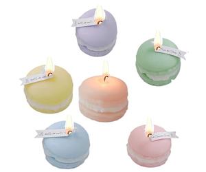 6 pezzi Candele Profumate Set, Candele Profumate Offerta Piccole Rotonde Candela Regalo Donna Multicolore Dolce Candela per Decorative Nozze Compleanno Anniversario Festival Festa Natale Bagno