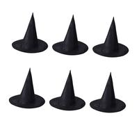 6 pezzi Cappello da strega di Halloween Cappello da mago moderno per feste