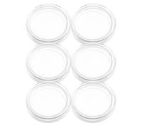 6 Pezzi Capsula di Petri con Coperchio in Vetro | Osservazione Chiara, per Esperimenti di Chimica e Insegnamento Microbiologico, Adatta a Colonie