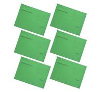 6 Pezzi Cartella Sospesa A4 in Carta e Ferro, Verde, per Documenti | Uso Quotidiano a Scuola e Scrivania, Accesso Rapido AI Fascicoli, Stile Semplice e Ordinato
