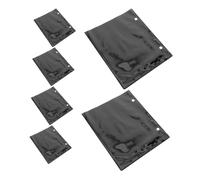 6 Pezzi Cartellina Portadocumenti A4 Nera Tasche Doppie Trasparenti