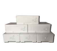 6 pezzi Cassa Termica Polistirolo Trasporto Alimenti 1_3_5_6_7_10_15_20_30_40 KG