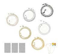 6 Pezzi Catena per Occhiali da Sole e da Vista Donna, Catenina Elegante Antiscivolo per Occhiali e Lettura, Cordino Multicolore per Occhiali da Sole e Vista, Accessorio Moda per Donna