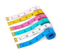 6 Pezzi Centimetro da Sarta,HMCEY Centimetro per Misurazione Corpo 150 CM | Metro a Nastro In Plastica,Metro da Sarta con Scala Graduata Su Entrambi I Lati,Morbido e Impermeabile,per Braccia e Vita