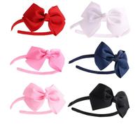 6 Pezzi Cerchietto Fiocco per Bambina, Fascia Decorativa
