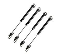 6 pezzi cerniera for armadio con molla a gas nucleo in rame supporto for ascensore porta idraulica for da cucina hardware per Mobili(Black,10KG 100N)