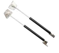 6 pezzi cerniera for mobili armadio da cucina porta ascensore supporto pneumatico molla a gas idraulica soggiorno pistoni del cilindro per Mobili(Black,200N)