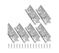 6 pezzi cerniera for porta a molla con chiusura automatica a in acciaio inossidabile for armadi più vicina di ferramenta for mobili per Porte(3 inch)