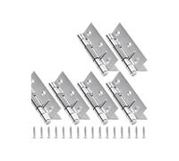6 pezzi cerniera for porta a molla con chiusura automatica a in acciaio inossidabile for armadi più vicina di ferramenta for mobili per Porte(2 inch)