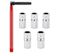 6 Pezzi Chiave per Rubinetto Sottolavello, 8 a 12 mm, Chiave per Rubinetto Sottolavello con Inserti Intercambiabili, Utensile di Montaggio per Lavello, Lavabo, Bagno, Cucina e Installazioni Idrauliche