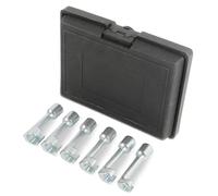6 Pezzi Chiavi a Bussola per Iniettore Diesel 12PT 1/2" Drive, PLAYOCCAR Kit Chiave Dinamometrica Aperta Tipo L (Dimensioni 12/14/16/17/18/19 mm)