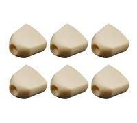 6 pezzi Chitarra Tuning Peg Tuner Macchina Testa di Ricambio Tasto Manopola Beige