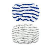 6 pezzi Clean and Steam Lingette, Clean and Steam Accessori, Serpillere Scopa Vapore compatibile con Rowenta Clean & Steam ZR850002 ZR005801 ZR005804 RY7xxx RY8xxx (grigio e blu)