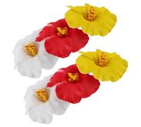 6 Pezzi Clip Chioma Fiore Hawaiano, Stile Boho, Donna | Finitura Floreale Artificiale, per Ragazze e Donne, Adatto a Foto e Contesto Urbano