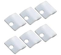 6 Pezzi Clip Fermavetro per Stufa e Stufa a Legna, 0,2 Acciaio Inox | Argento, Riduce il Rischio di Separazione, Resistente al Calore e Sollecitazioni, Fissaggio Semplice