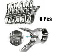 6 pezzi clip per asciugamani da spiaggia grandi 13 6,5 cm mollette appendiabit