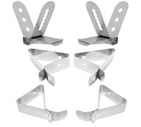 6 Pezzi Clip per Sonda di Temperatura,Clip per Termometro Staffe Sensore Supporto per il Fatto di Acciaio Inox Per il Montaggio di Sensori di Temperatura per Carne Monitor,Supporto Universale.