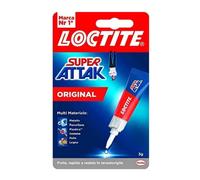 6 PEZZI Colla LOCTITE SUPER ATTAK ORIGINAL 3 GR istantanea 1GEG