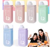 6 Pezzi Colla Roller Biadesivo, Dispenser di Nastro Biadesivo Trasparente, Rullo Colla Bifacciale, per Creazione di Biglietti, Foto, Artigianato, Diario e Scrapbooking