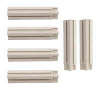 6 Pezzi Colonna per Cassetta da Balcone in Plastica Beige per Orto | Struttura Verticale Salvaspazio, Resistente ai Raggi UV e Pioggia, Montaggio senza Attrezzi Guida