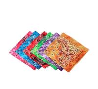 6 pezzi colorati Hiphop Foulard Moda Outdoor Foulard Bella fascia in cotone