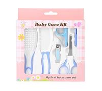 6 pezzi comodo quotidiano un kit di cura per manicure per le forbici per unghie per unghie per bambini (Blu)