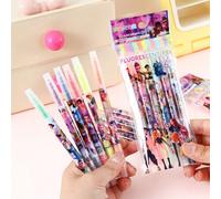 6 pezzi/confezione Penne evidenziatrici fluorescenti a doppia punta per la caccia alle streghe, pennarelli pop cartoni animati adatti per journaling, doodling, prendere appunti, ideali come regali per
