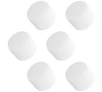 6 Pezzi Contenitore Crema Viso Bianco 50ml Ricaricabile in PP | Antigoccia e Compatto, Dosaggio Facile, per Maschera e Cura Viso, Formato da Viaggio