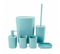 6 Pezzi Coordinato da 6 Pezzi per il Bagno Durevole per Toilette, Coppie,