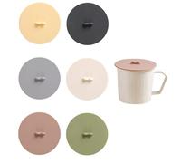 6 Pezzi Coperchi in Silicone per Tazze,10cm Copri Bicchiere Riutilizzabili Anti Polvere,Coperchi per Tazza da Caffè,Bicchiere del Vino,Boccale da Birra,Tazza da Tè,Coperture per Tazze e Bicchieri