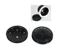 6 Pezzi Coperchio Anti-schizzo per Tritarifiuti Cucina Nero Abs